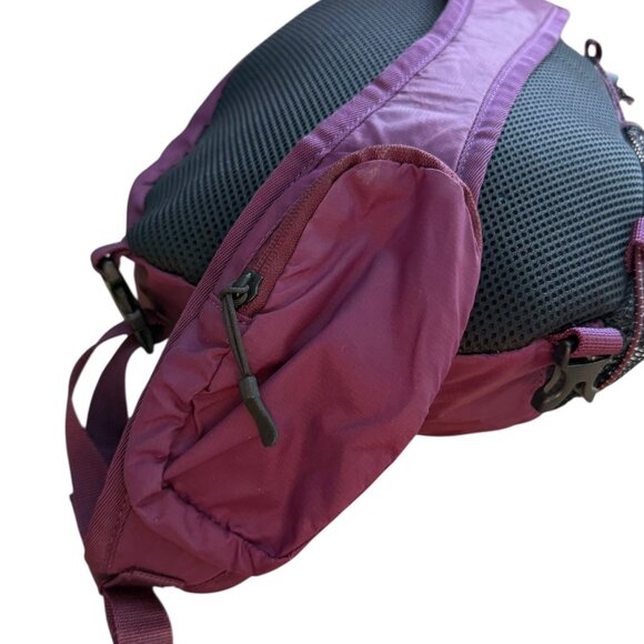 Eddie Bauer Sling Bag Purple Gorpcore Hiking Camping Outdoor Tactical - Picture 5 of 9